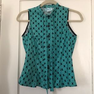Mandie Bee Heartbreaker Ella tie top turquoise